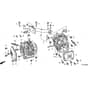 Honda HF2315-SBEA -  Cylinder Diagram