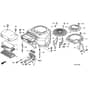 Honda HF2315K1-HME -  Fan Cover Diagram