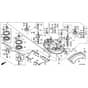 Honda HF2315K2-SBE -  Cutting Housing Diagram