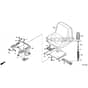 Honda HF2315K3-HME -  Seat Diagram
