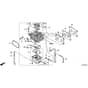 Honda HF2317-HME -  Carburettor Diagram