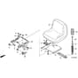 Honda HF2417K2-HTE -  Seat Diagram