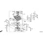 Honda HF2417K3-HBE -  Carburettor Diagram