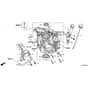 Honda HF2417K3-HBE -  Crankcase Diagram