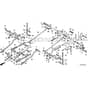 Honda HF2417K3-HBE -  Cutting Plate Lifting Diagram