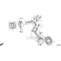 Honda HF2417K3-HBE -  Piston Diagram