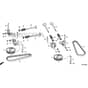 Honda HF2417K3-HTE -  Camshaft Diagram