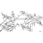 Honda HF2417K4-HBE -  Cutting Plate Lifting Diagram