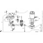 Honda HF2417K4-HBE -  Starter Motor Diagram