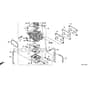 Honda HF2417K4-HTE -  Carburettor Diagram