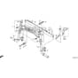 Honda HF2417K5-HBE -  Front Axle Diagram