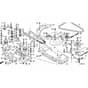 Honda HF2417K5-HTE -  Blades Control Belt Diagram