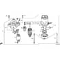 Honda HF2417K5-HTE -  Starter Motor Diagram