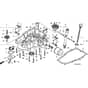 Honda HF2620-HTE -  Oil Pan Diagram