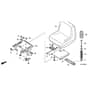 Honda HF2620-HTE -  Seat Diagram