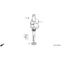 Honda HF2620-HTEA -  Crankshaft Diagram