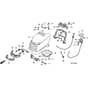 Honda HF2620K1-HTEA -  Hood Diagram