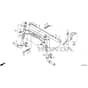 Honda HF2622K1-HME -  Front Axle Diagram