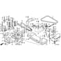 Honda HF2622K1-HTE -  Blades Control Belt Diagram