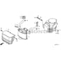 Honda HF2625-HMEH -  Muffler Diagram