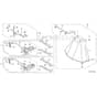 Honda HF2625-HMEH -  Mulching Kit, Deflector Diagram