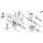 Honda HF2625-HMEH -  Transmission Diagram