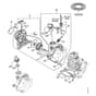 Genuine Stihl HL95 / C - Rewind starter, Fuel tank