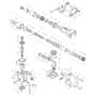 Makita HM1242C - Demolition Hammer - Power Tool Diagram