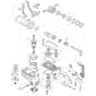 Makita HM1305 - Demolition Hammer - Power Tool Diagram