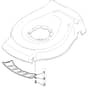 HP180 R - 2016-2018 - 299484043/M16 - Mountfield Rotary Mower Mask Diagram