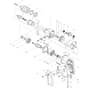 Makita HP2010N - 2-Speed Hammer Drill 20mm - Power Tool Diagram
