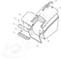 HP425 - 2015-2018 - 295431038/M15 - Mountfield Rotary Mower Grass Bag Diagram