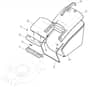 HP42 H - 2016-2017 - 295441038/BQ - Mountfield Rotary Mower Grass Bag Diagram