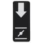 Genuine Honda Choke Indicator Decal - 87528-Z0D-000