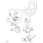 John Deere HPX615E - PC16096 - Seat - ST1001250