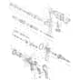 Makita HR2611FT - 26mm Combination Hammer - Power Tool Diagram