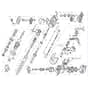 Makita HR5211C - Rotary Hammer 52mm - Power Tool Diagram
