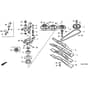 Honda HRB215K4 - PDC - MZBA 6400001-9999999 Rotary Blade Diagram