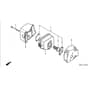 Honda HRB215K4 - PXC/A - MZBA 6400005-9999999 Muffler Diagram