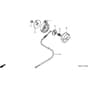 Honda HRB215K4 - PXC/A - MZBA 6400005-9999999 Throttle Lever Diagram