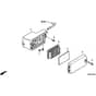Honda HRB215K4 - PXC - MZBA 6400001-6400004 Air Cleaner Diagram