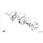 Honda HRB215K4 - PXC - MZBA 6400001-6400004 Muffler Diagram