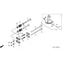 Honda HRB215K4 - SXC - MZBA 6400001-6424486 Camshaft Diagram