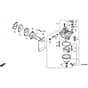Honda HRB423 - SDG - MZBC 8000001-8099999 Carburettor Diagram