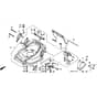 Honda HRB423K1 - QDE - MZBC 8100001- Cutter Housing Diagram