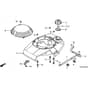 Honda HRB423K1 - SDE - MZBC 8100001- Fan Cover Diagram