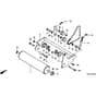 Honda HRB423K1 - SQE - MZBC 8100001- Rear Wheel Diagram