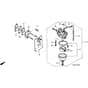 Honda HRB423K1 - SXE - MZBC 8100001- Carburettor Diagram