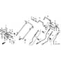 Honda HRB425C1 - PXE - MZCF 8100001-8499999 Handle Pipe Diagram