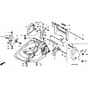 Honda HRB425C1 - SXEE - MZCF 8000001-8499999 Cutter Housing Diagram